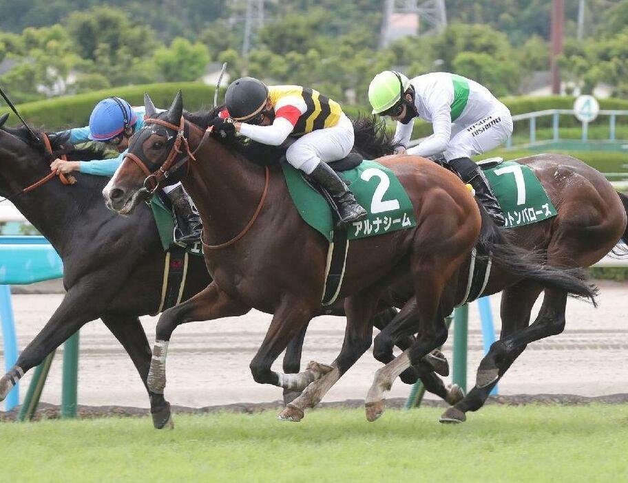 横山典騎手に導かれた5番人気アルナシームが重賞初制覇