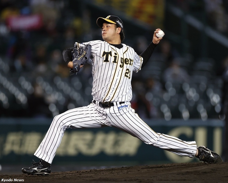 阪神・高橋遥人 (C)Kyodo News