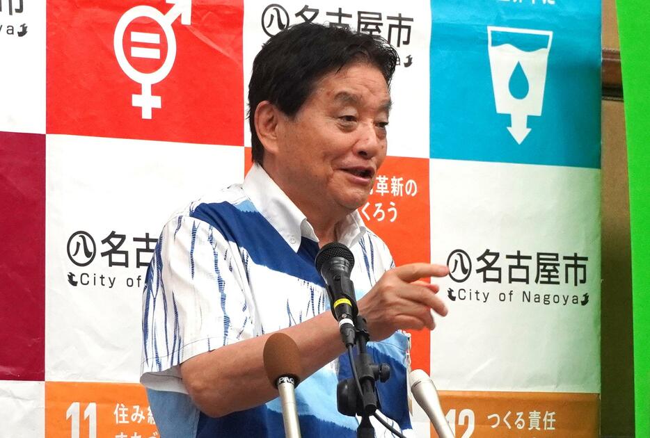 ［写真］名古屋市の河村たかし市長