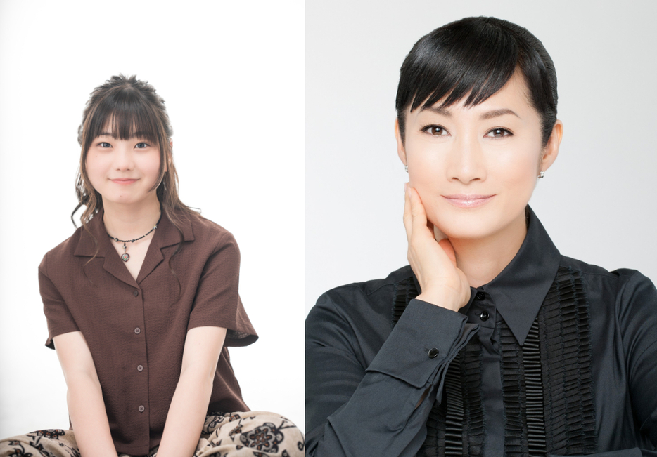 （左から）毎田暖乃、余貴美子