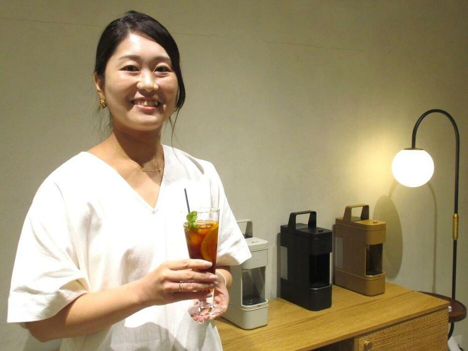 ソロフレッシュコーヒーシステムの西川満美子事業開発部PRマネージャー