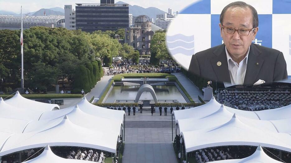 平和記念式典の招待方法「来年見直し」　広島市松井市長