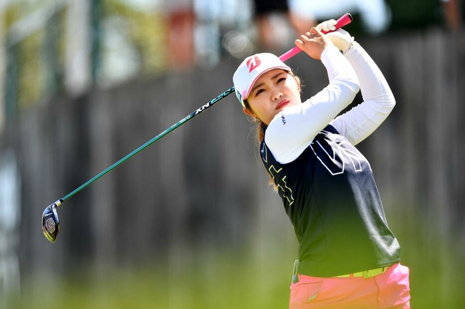 海外女子メジャー「アムンディ・エビアン選手権」を制した古江彩佳（写真/Getty Images）