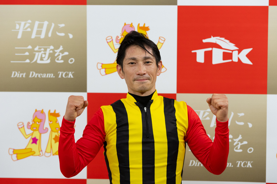 優駿スプリントでティントレットに騎乗した矢野貴之騎手 (C)東京シティ競馬