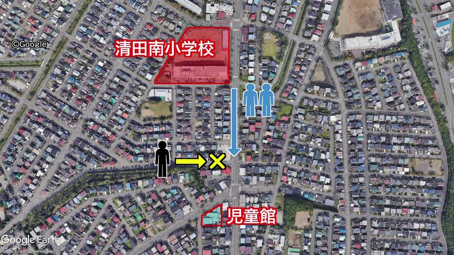 下校途中に男と遭遇