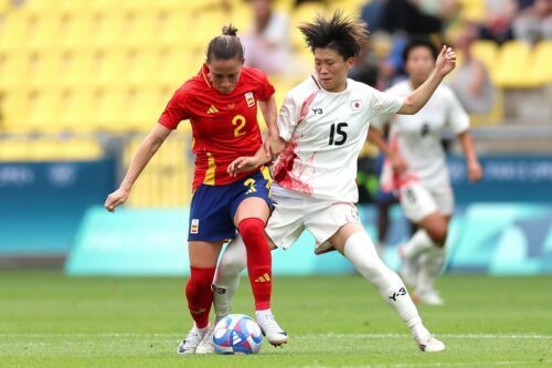 藤野（15番）のゴールで先制も、なでしこは逆転負け [写真]＝Getty Images