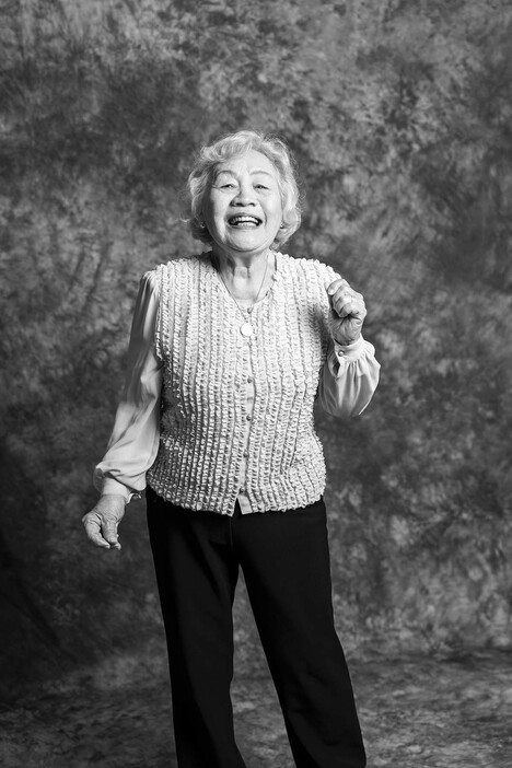 88歳、日本最高齢のジャズ・シンガー齋藤悌子さん（撮影：木村直軌）