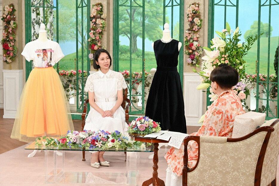 7月25日放送の「徹子の部屋」に出演した松下奈緒さん＝テレビ朝日提供