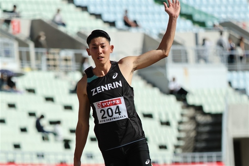 北海道選手権で優勝した城山正太郎（写真は23年日本選手権）