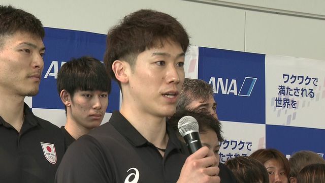 バレーボール男子日本代表の石川祐希選手