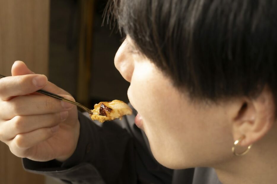 カリカリとふわふわの食感