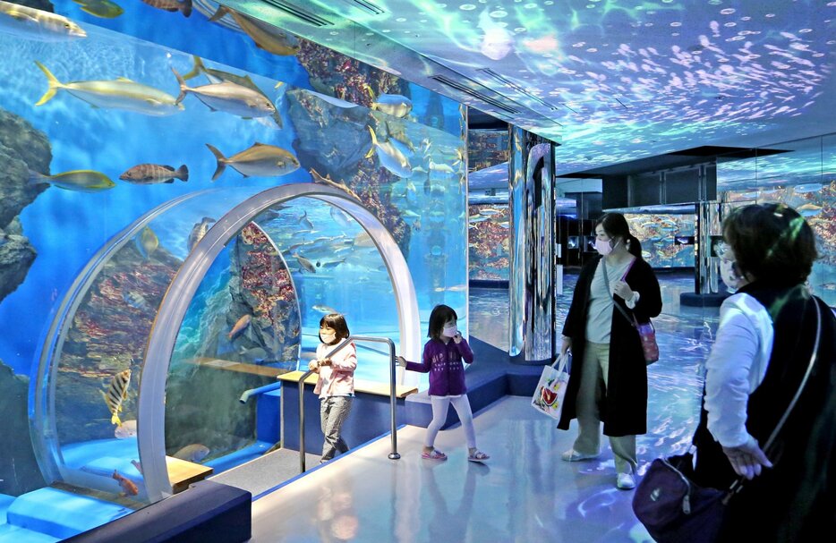 ２０日に営業を再開するのとじま水族館＝２０２０年５月、七尾市