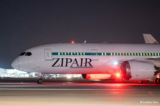 成田－サンフランシスコ線とサンノゼ線の冬ダイヤ航空券を販売するZIPAIR＝PHOTO: Takayuki MURATA/Aviation Wire