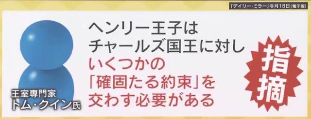 王室復帰には“3つの条件”が…