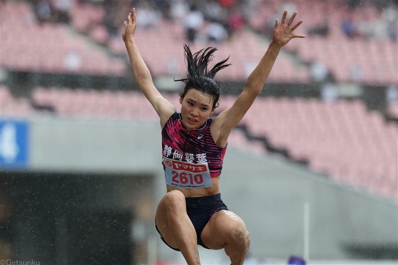 U20日本選手権女子走幅跳を制した橋本詩音（静岡雙葉高）