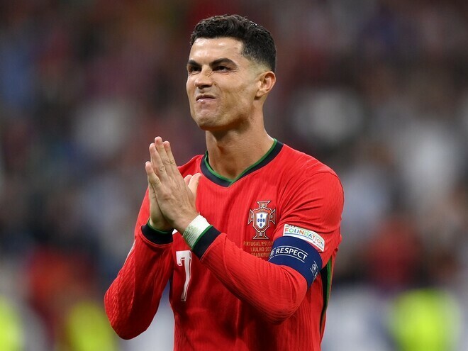８強入りを果たしたポルトガルのロナウド。（C）Getty Images