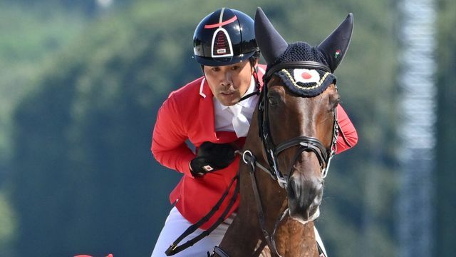 馬術・大岩義明選手(写真：エンリコ/アフロスポーツ)