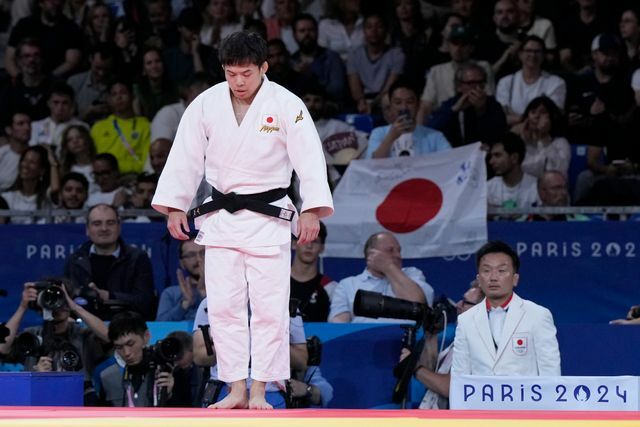 執念で銅メダルをつかんだ永山竜樹選手(写真：AP/アフロ)