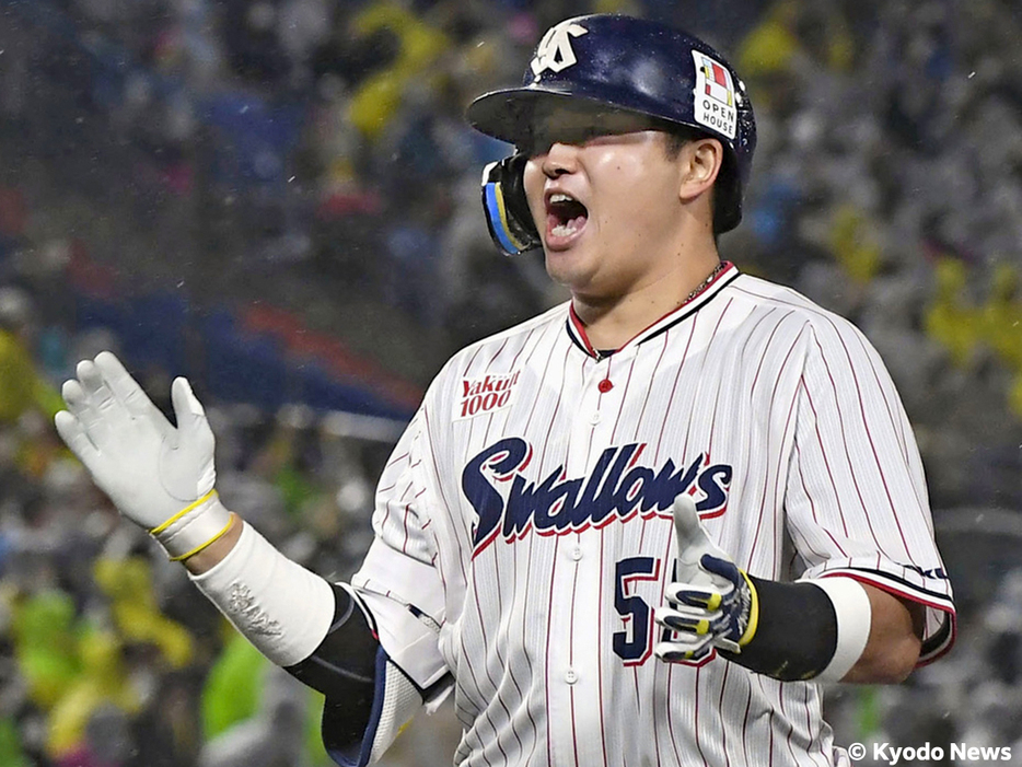 ヤクルト・村上宗隆 (C) Kyodo News