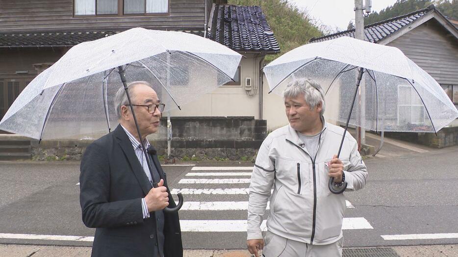 木村拓郎理事長（左）と奥田さん（右）