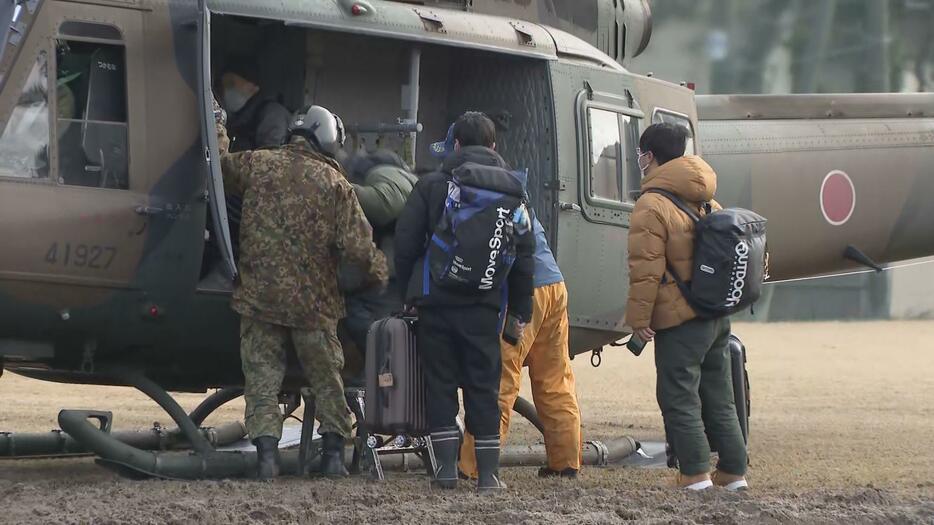 “集団避難”は自衛隊のヘリコプターで