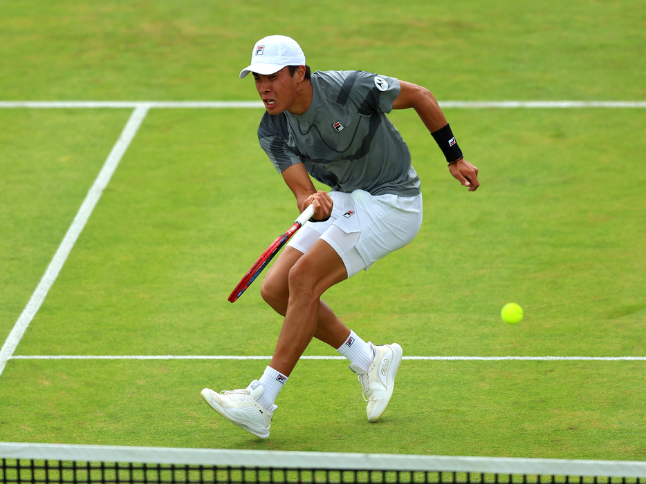 写真はシンチ選手権（イギリス・ロンドン）でのブランドン・ナカシマ（アメリカ）（Getty Images）