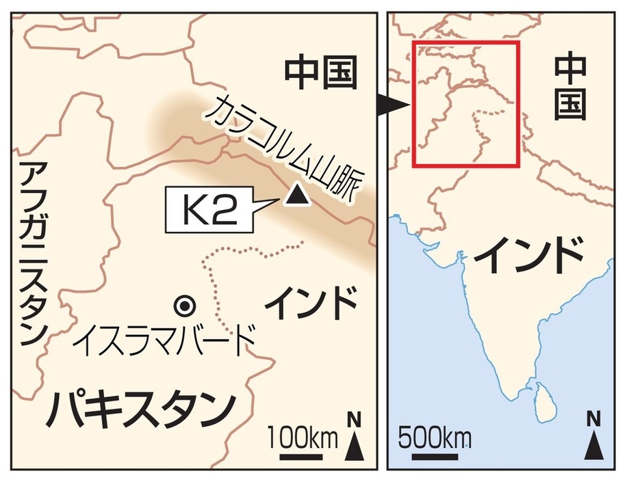 パキスタン、カラコルム山脈・K2