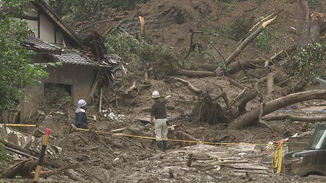 愛媛 松山城・城山の土砂崩れから３日