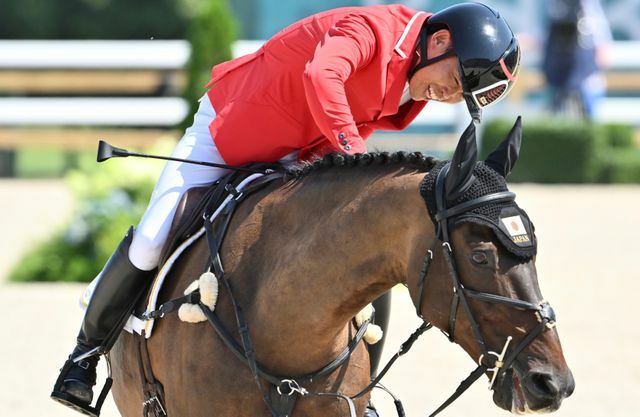 馬術・戸本一真選手(写真：エンリコ/アフロスポーツ)