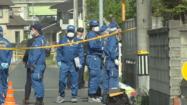 事件があった現場　倉敷市玉島上成　4月