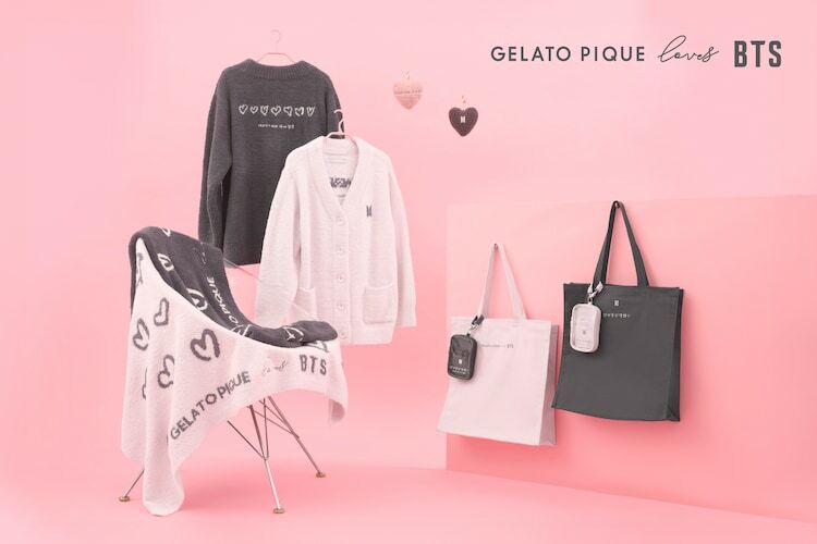 「GELATO PIQUE loves BTS」アイテム (c)BIGHIT MUSIC & HYBE. All Rights Reserved.