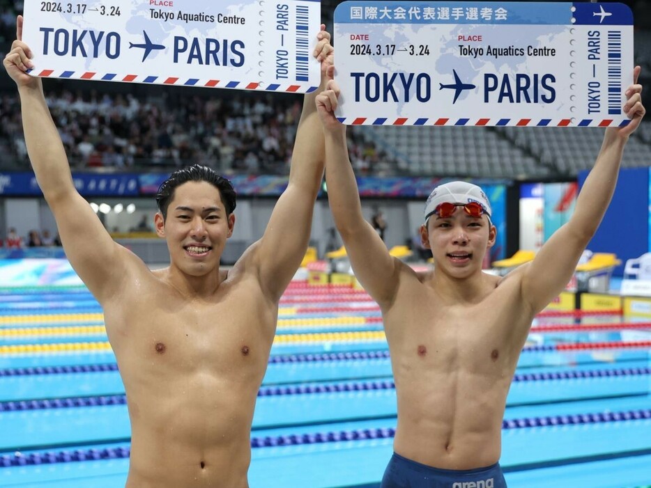 パリオリンピックに臨む本多灯（左）と寺門弦輝（右）　photo by Getty Images