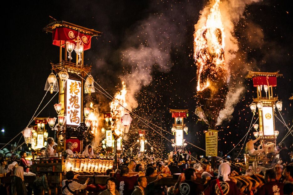 石川県能登町の「あばれ祭」（同町提供）