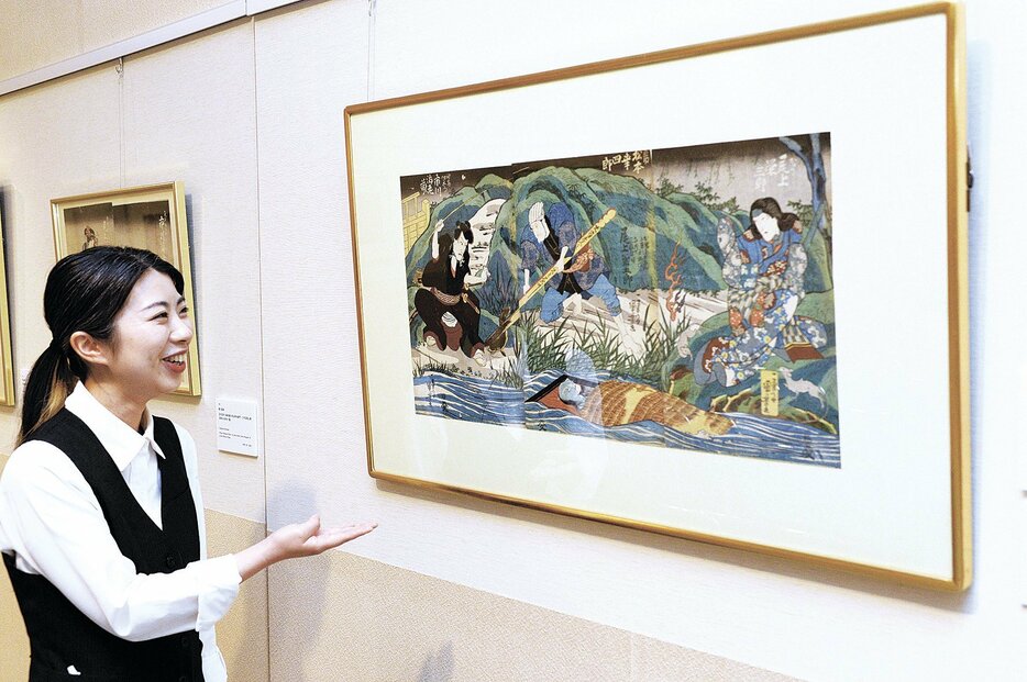 妖怪や幽霊が登場する浮世絵の作品展