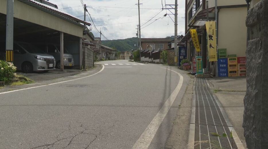 事故のあった現場