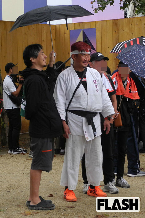 パリ五輪の柔道を観戦していたひろゆき氏