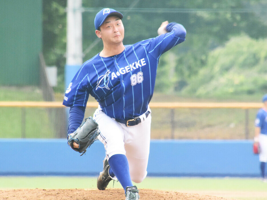 エイジェックの補強選手として都市対抗に出場する中島悠貴　photo by Kikuchi Takahiro