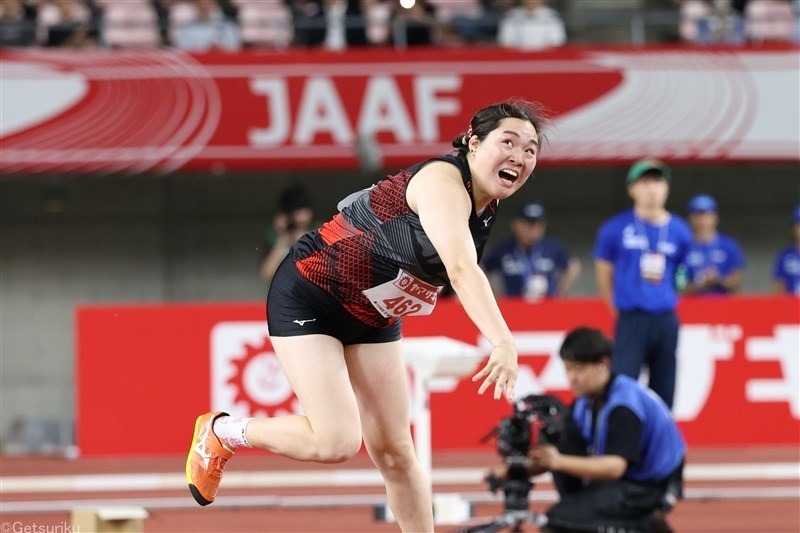 24年日本選手権の北口榛花