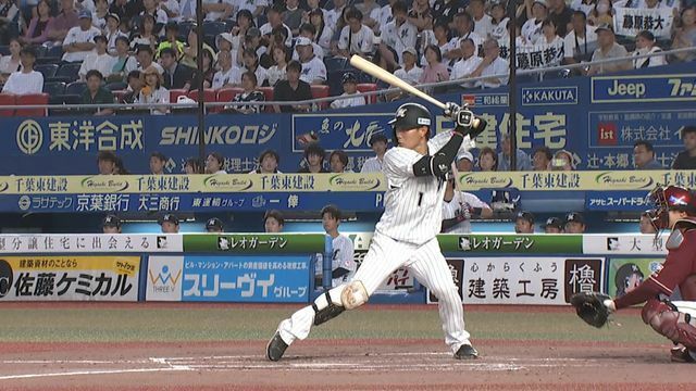 “ノーステップ打法”を取り入れるロッテ・藤原恭大選手