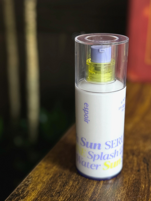 エスポア ウォータースプラッシュサンセラム SPF50+・PA+++ 50mL ￥2750／インターナショナルコスメティックス