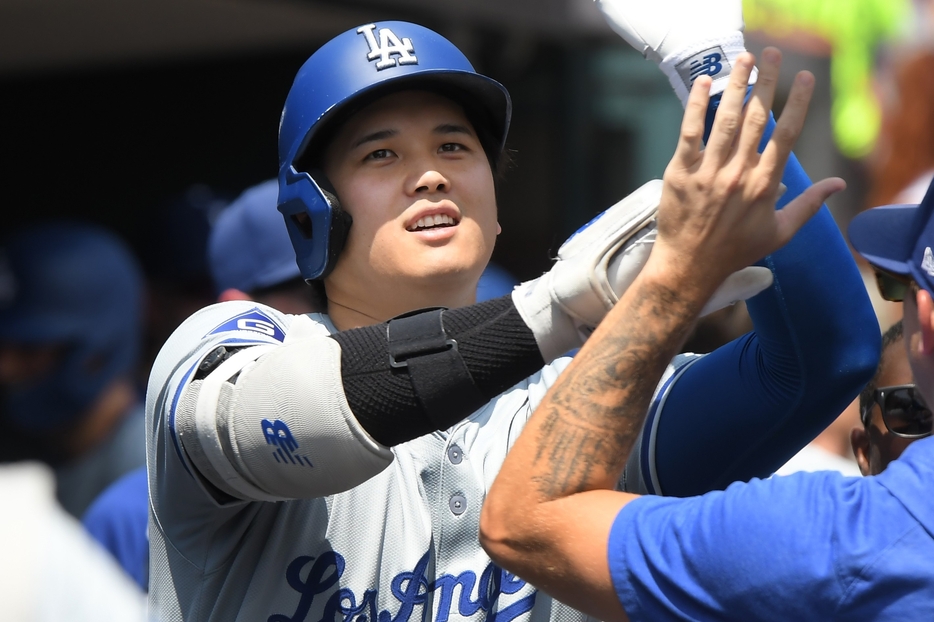 大谷の200号にデトロイトのファンも一喜一憂した。(C)Getty Images