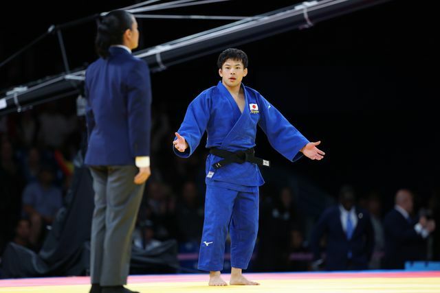 準々決勝では絞め技で敗戦となった永山竜樹選手(写真：YUTAKA/アフロスポーツ)