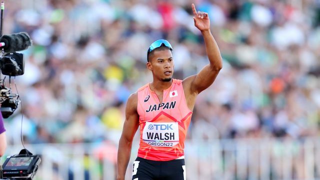 日本の400ｍを長年引っ張ったウォルシュ ジュリアン選手(写真：西村尚己/アフロスポーツ)