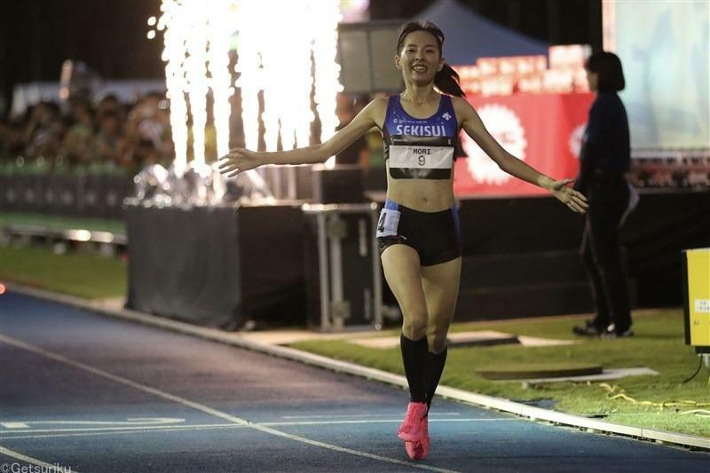 女子1500mで日本歴代9位の記録をマークした森智香子