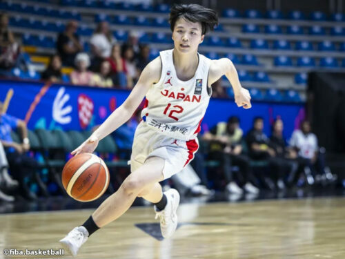 積極的な攻撃を仕掛けた18得点の濱田（桜花学園2年）[写真]＝fiba.basketball