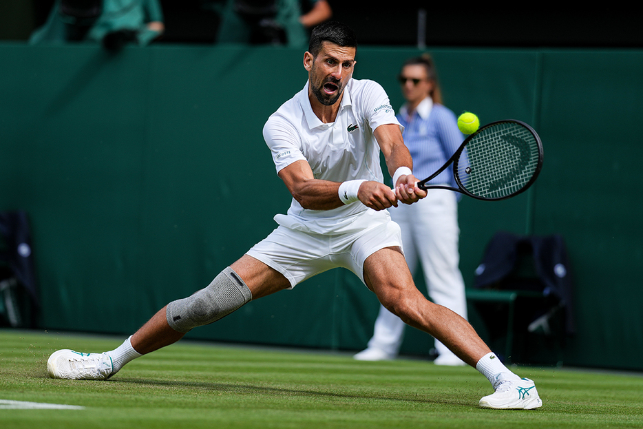 ウィンブルドン18度目の3回戦へ進んだノバク・ジョコビッチ（Photo by Getty Images）