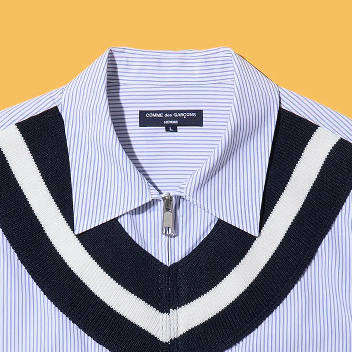 COMME des GARÇONS HOMME｜Cotton Stripe Shirt