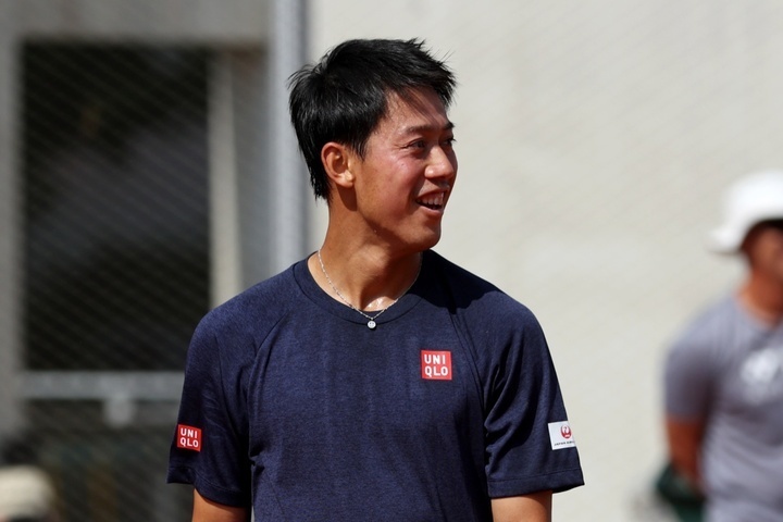 錦織が北京、ロンドン、リオ、東京に続く５度目の五輪出場に向けてパリに飛び立った。（C）Getty Images