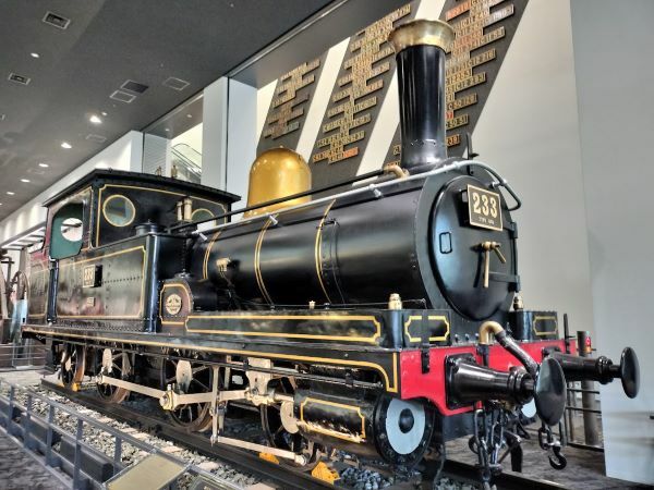 重要文化財でもある初の国産型蒸気機関車・230形233号機