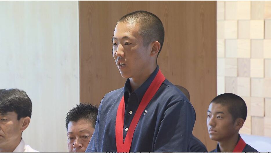 長野日大野球部・玉井洸成主将